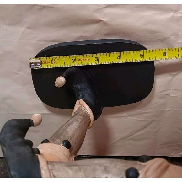 Vintage Joker Court Jester Figurine Composite Wood Statue Philippines - Picture 6 of 16